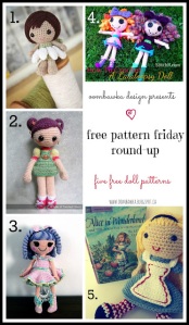 Free pattern friday round-up with oombawka design crochet dolls week 1